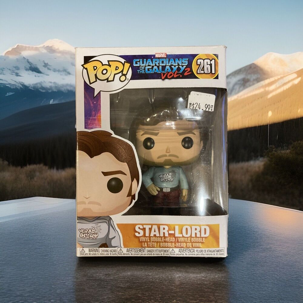 Funko Pop! Guardians of The Galaxy Vol. 2 Star-Lord #261 Walmart Exclusive